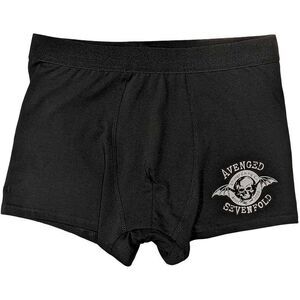 Avenged Sevenfold Unisex Adult Classic Deathbat Boxer Shorts / Black